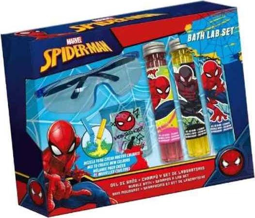 Φωτογραφία προϊόντος: Marvel Spiderman Bath Laboratory Gift Set Παιδικό Σετ Περιποίησης