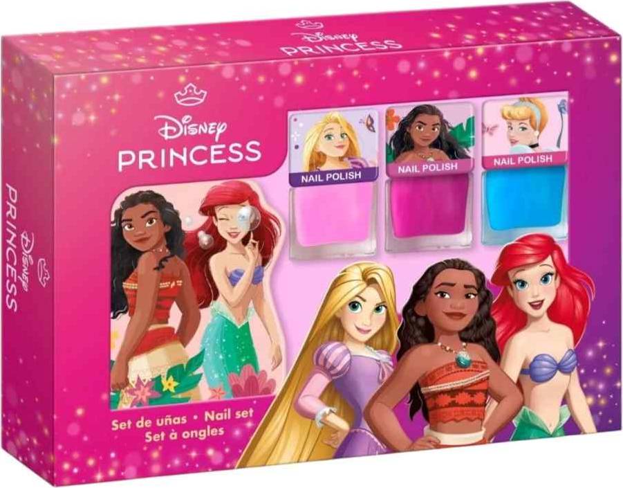 Φωτογραφία προϊόντος: Disney Princess Nail Set Παιδικό Σετ Μανικιούρ 3 Βερνίκια Νυχιών & Λίμα