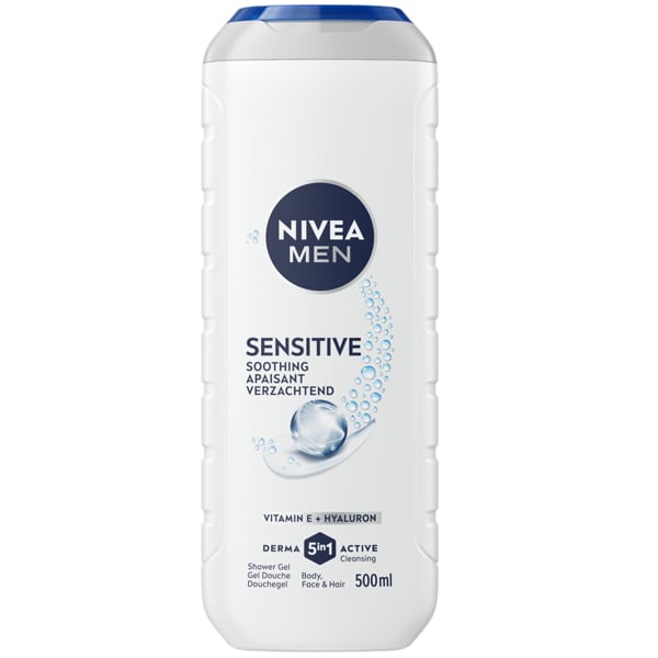 Φωτογραφία προϊόντος: Nivea Men Sensitive Soothing Shower Gel Ανδρικό Αφρόλουτρο 500ml