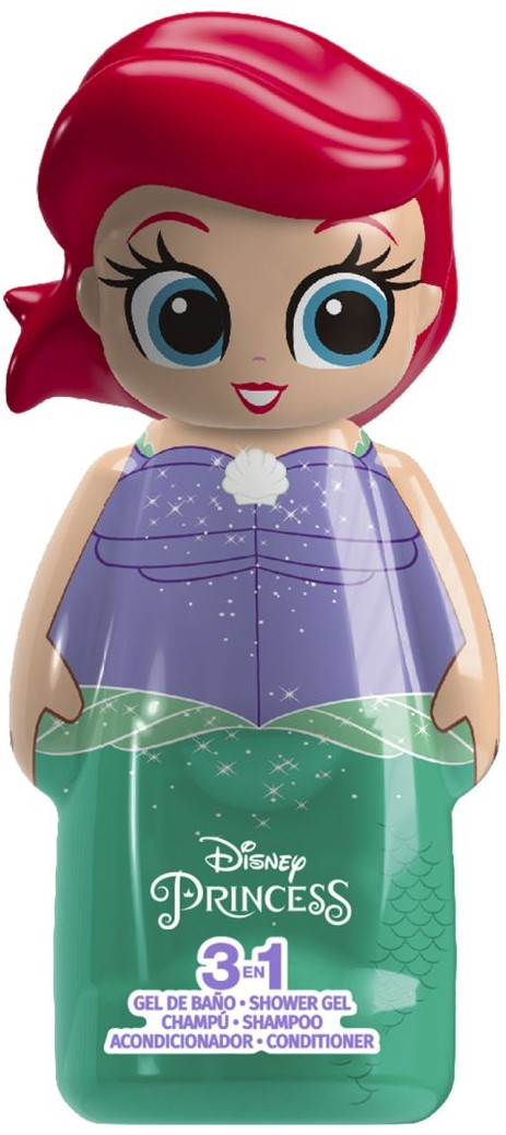 Φωτογραφία προϊόντος: Disney Princess 3 in 1 Gel & Shampoo Παιδικό Αφρόλουτρο & Σαμπουάν 300ml