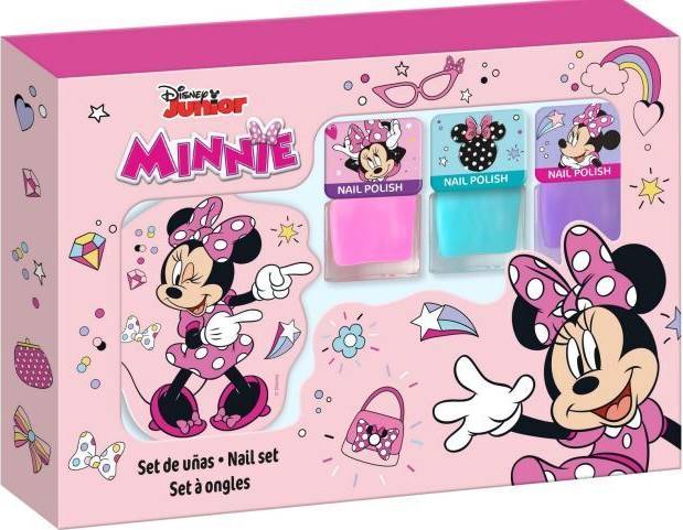 Φωτογραφία προϊόντος: Disney Minnie Mouse Παιδικό Σετ Περιποίησης Νυχιών με Λίμα