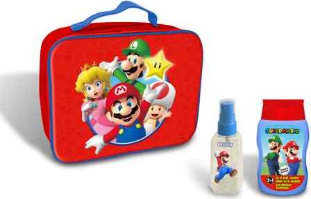 Φωτογραφία προϊόντος: Super Mario Bath Bag Set Παιδικό Σετ Νεσεσέρ με 2 in 1 Αφρόλουτρο & Σαμπουάν 200ml & Body Fresh 90ml