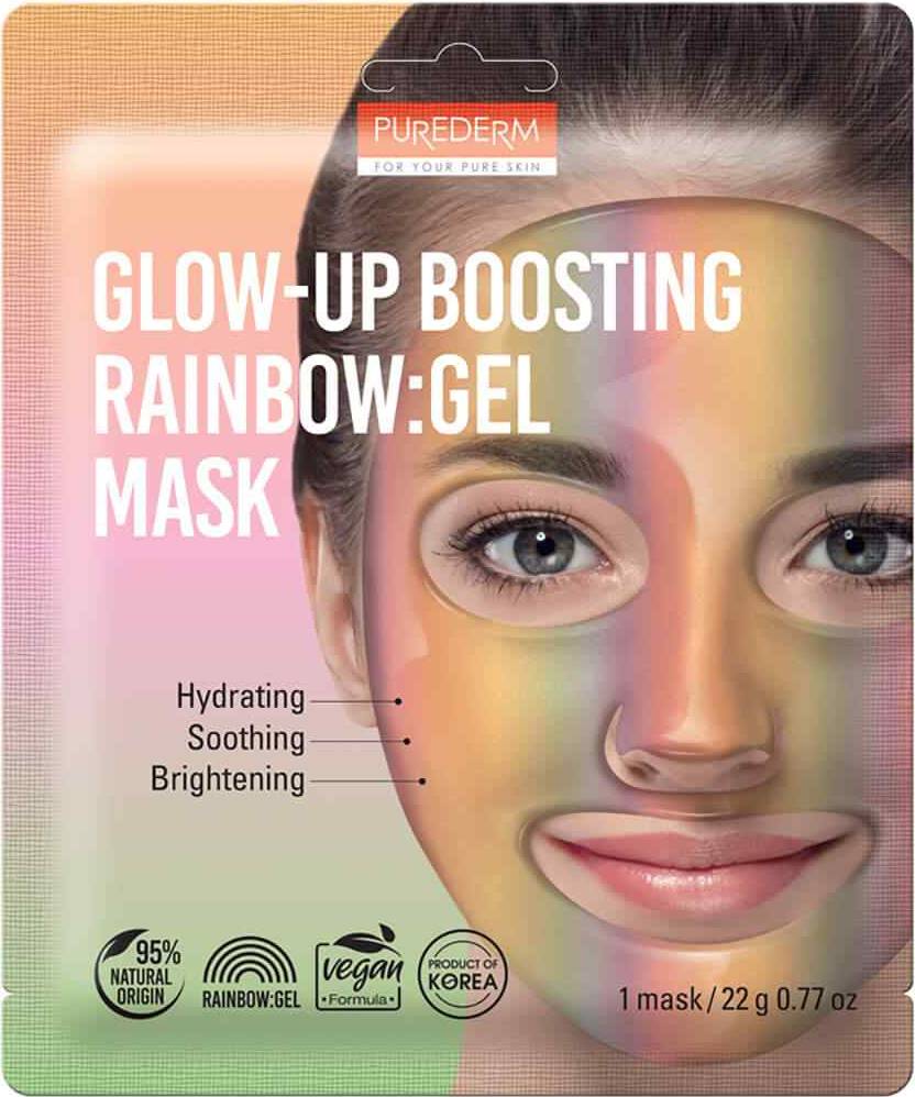 Φωτογραφία προϊόντος: Purederm Glow-Up Boosting Rainbow:Gel Μάσκα Προσώπου Υδρογέλης 22g