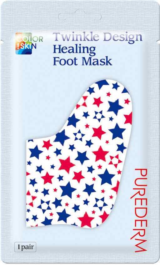 Φωτογραφία προϊόντος: Purederm Twinkle Healing Foot Mask Μάσκα Ποδιών Για Ανάπλαση & Θρέψη 1 Ζεύγος