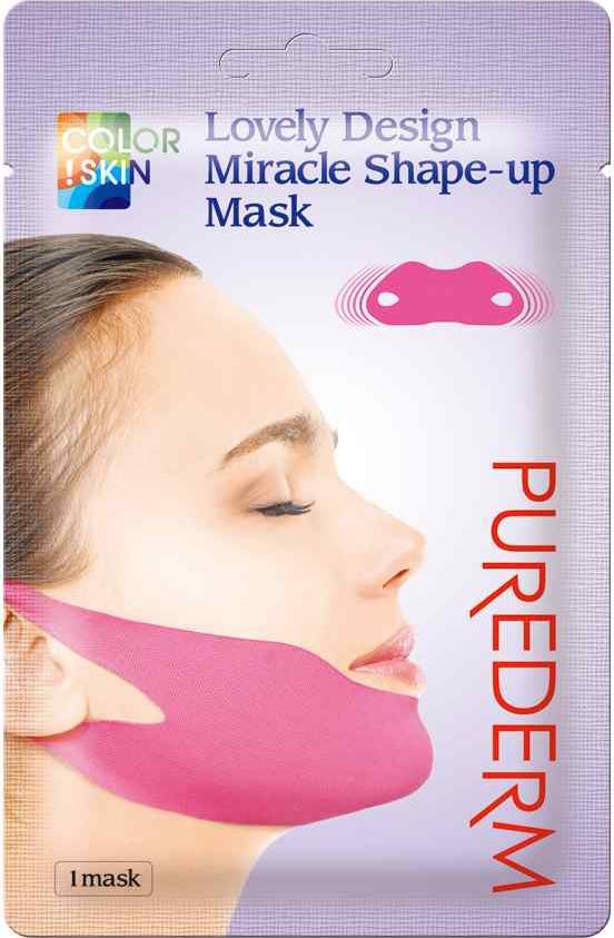 Φωτογραφία προϊόντος: PUREDERM Lovely Design Miracle Shape-Up Mask – Μάσκα Ανόρθωσης Περιγράμματος Προσώπου (1τμχ)