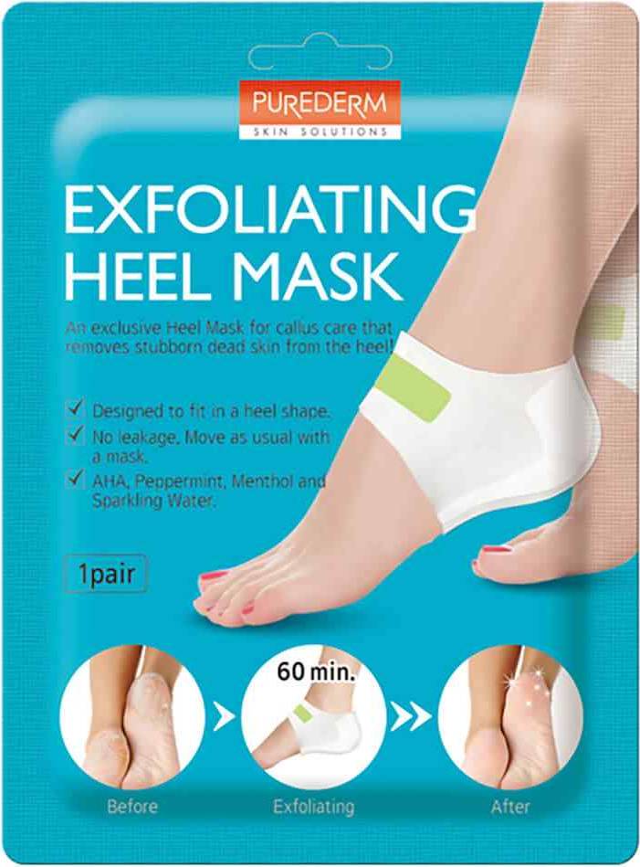Φωτογραφία προϊόντος: PUREDERM Purederm Exfoliating Heel Mask Vegan Μάσκα Απολέπισης Φτερνών 1 Ζεύγος