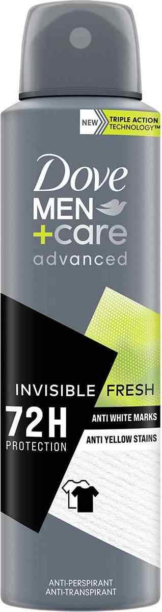 Φωτογραφία προϊόντος: Dove Men+Care Advanced Control Invisible Fresh Ανδρικό Αποσμητικό Spray 150ml