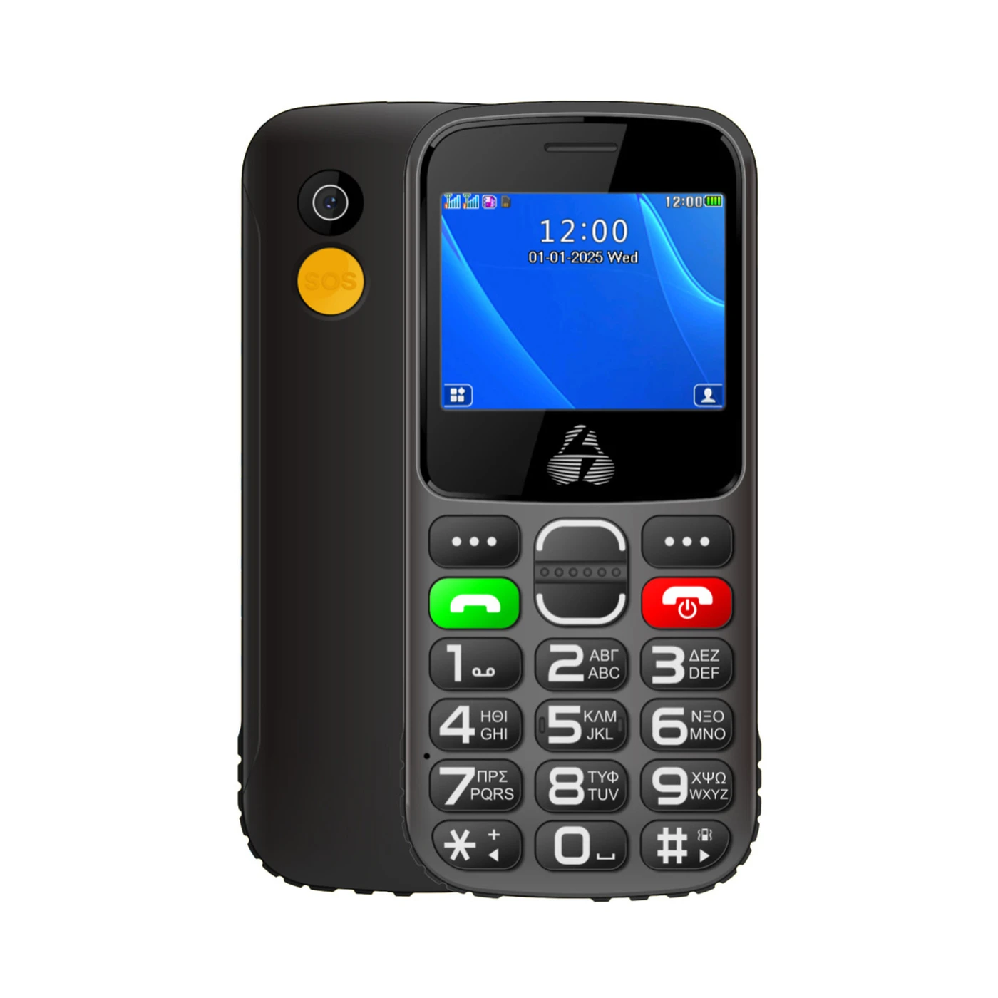 Φωτογραφία προϊόντος: Powertech Sentry Eco II Dual SIM Κινητό με Κουμπιά