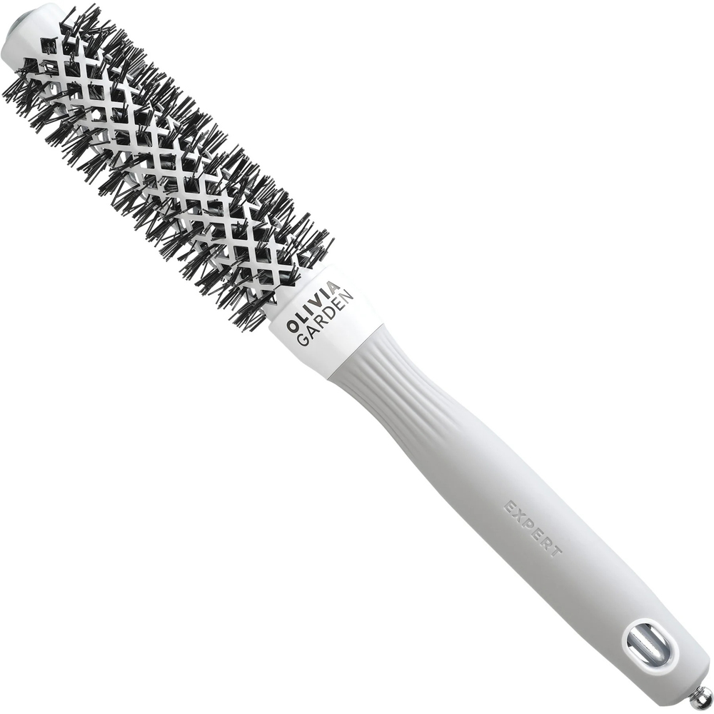 Φωτογραφία προϊόντος: Κεραμική Βούρτσα Olivia Garden Blowout Shine White & Grey 20mm