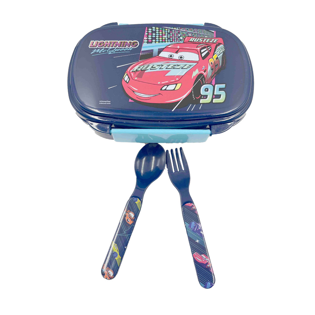 Φωτογραφία προϊόντος: Δοχείου φαγητού Disney Cars με κουτάλι και πιρούνι