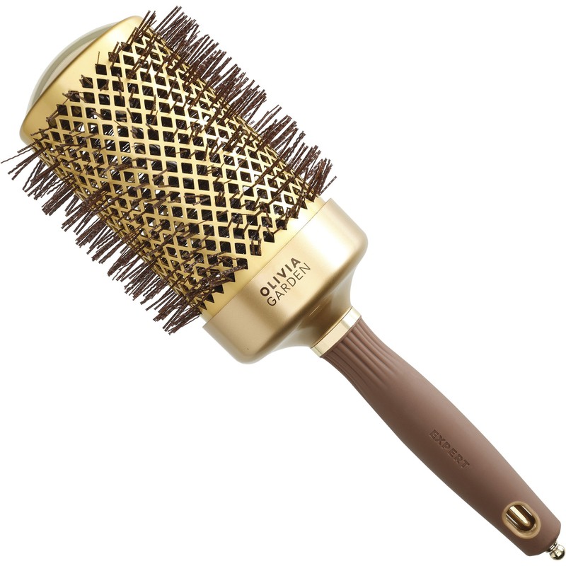 Φωτογραφία προϊόντος: Κεραμική Βούρτσα Olivia Garden Blowout Shine Gold & Brown 65mm