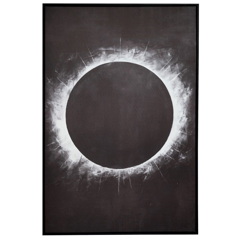 Φωτογραφία προϊόντος: Eclipse Ασημοτυπία 83×123εκ με Μαύρη Κορνίζα σε Τυπωμένο Καμβά