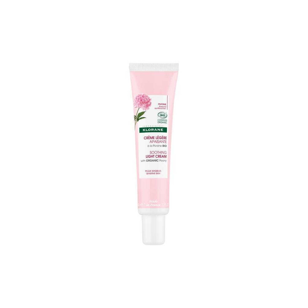 Φωτογραφία προϊόντος: Klorane Organic Peony Καταπραϋντική Ανάλαφρη Κρέμα Προσώπου 40ml