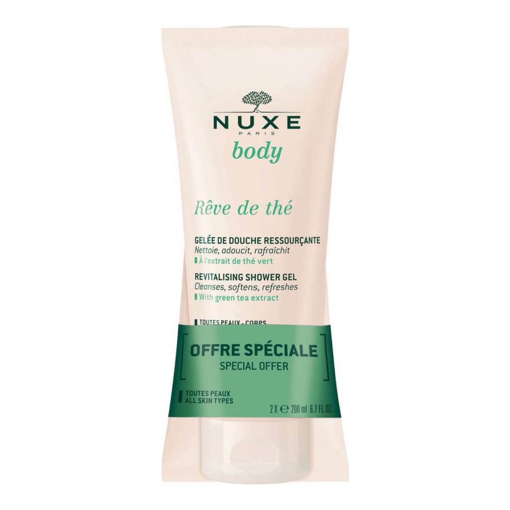 Φωτογραφία προϊόντος: Nuxe Rêve de thé Revitalising Αφρόλουτρο σε Shower Gel 2 x 200ml