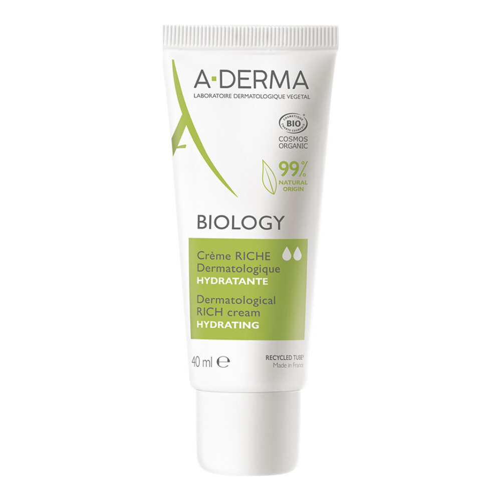Φωτογραφία προϊόντος: A-Derma Biology Dermatological Riche Ενυδατική Πλούσια Κρέμα για Ξηρό, Εύθραυστο Δέρμα 40ml