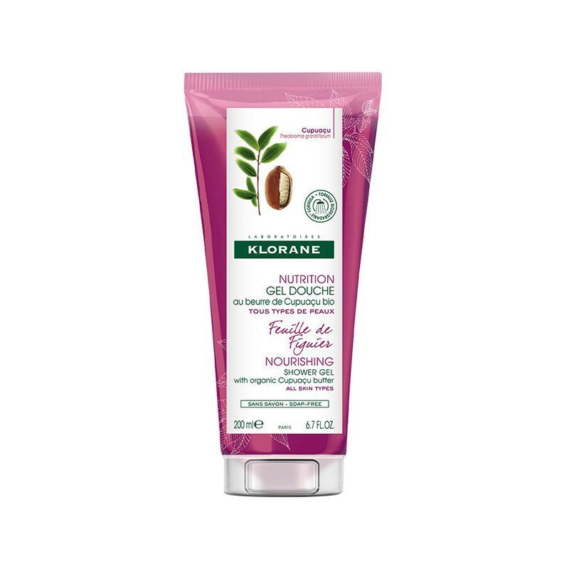 Φωτογραφία προϊόντος: Klorane Nutrition Gel Douche Feuille de Figuier Αφρόλουτρο με Aιθέριο Έλαιο Σύκου 200ml