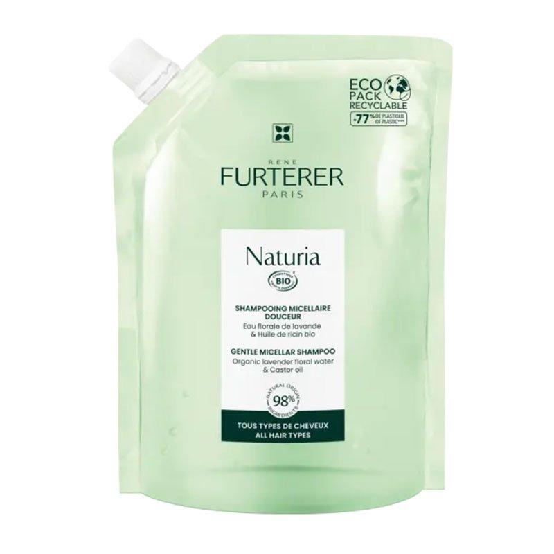 Φωτογραφία προϊόντος: Rene Furterer Naturia Gentle Micellar Eco-Recharge Σαμπουάν Καθημερινής Χρήσης για Όλους τους Τύπους Μαλλιών 400ml