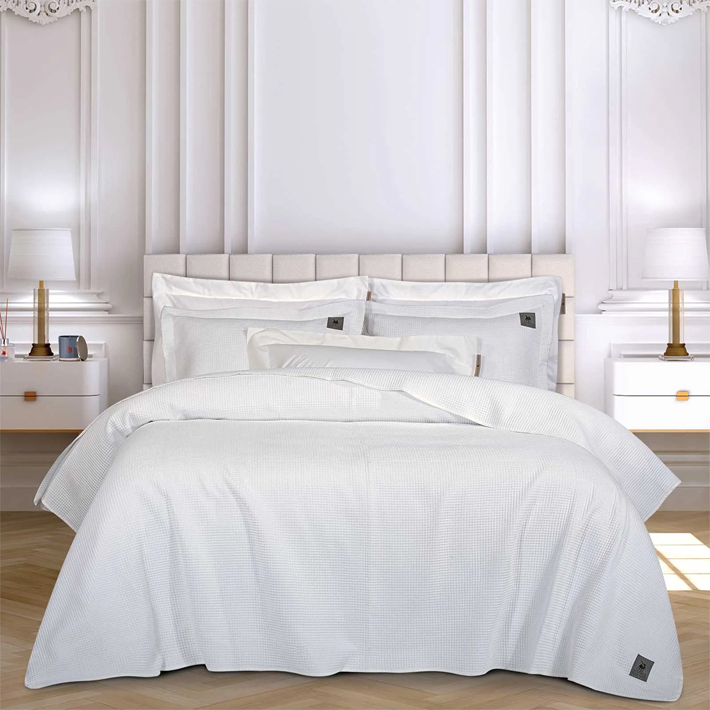 Φωτογραφία προϊόντος: G.P.C. POLO ΚΟΥΒΕΡΛΙ MICRO-SATIN KING SIZE 240x250 ESSENTIAL 3494 WHITE