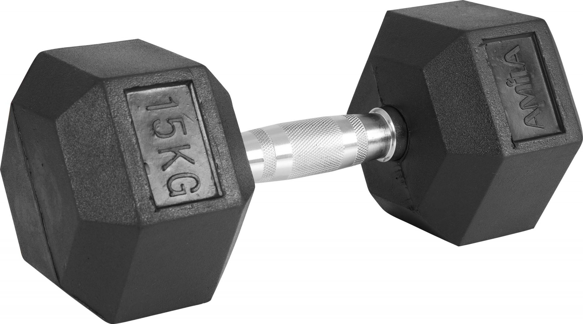 Φωτογραφία προϊόντος: AMILA Αλτήρας Εξάγωνος Rubber Cover Class A - 15,0Kg (84541)