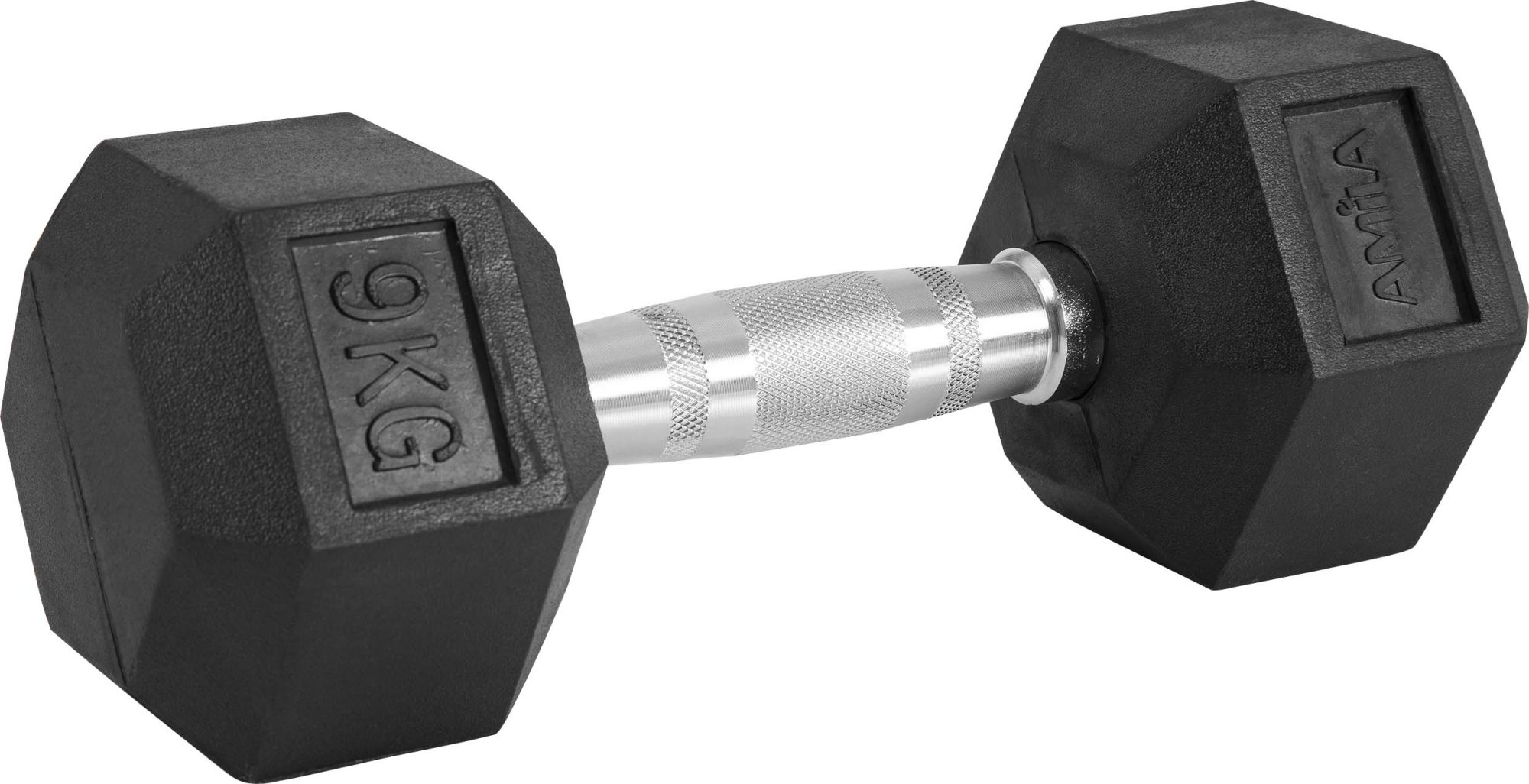 Φωτογραφία προϊόντος: AMILA Αλτήρας Εξάγωνος Rubber Cover Class A - 9,0Kg (84767)