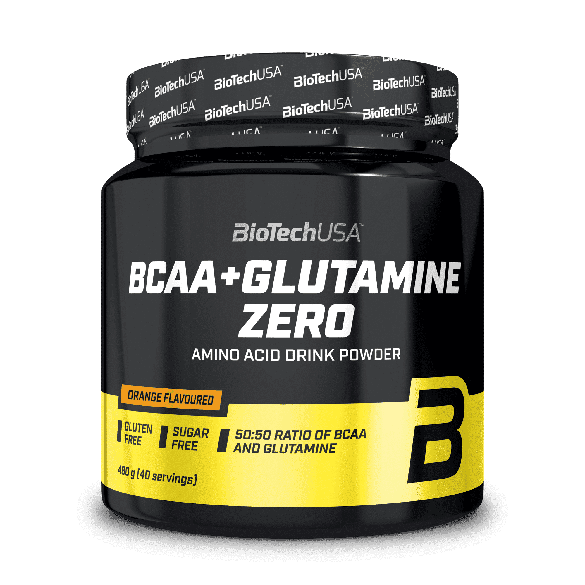 Φωτογραφία προϊόντος: BioTechUSA BCAA+Glutamine Zero 480g Orange (12038010300)