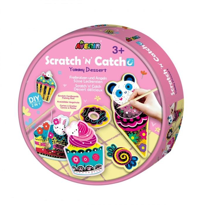 Φωτογραφία προϊόντος: Avenir Ζωγραφική Scratch 'N' Catch Yummy Dessert