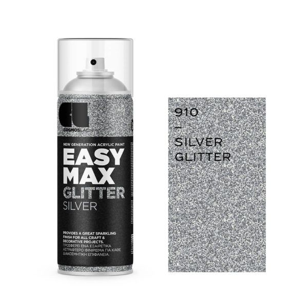 Φωτογραφία προϊόντος: COSMOS LAC Glitter Effect Spray 910-Silver