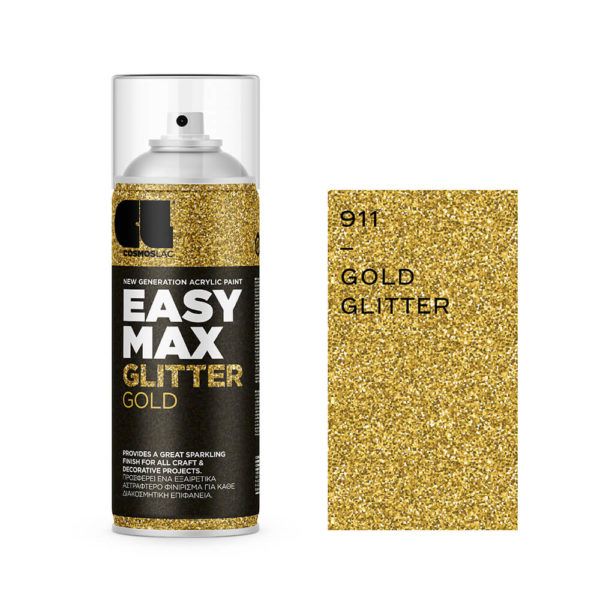 Φωτογραφία προϊόντος: COSMOS LAC Glitter Effect Spray 911-Gold