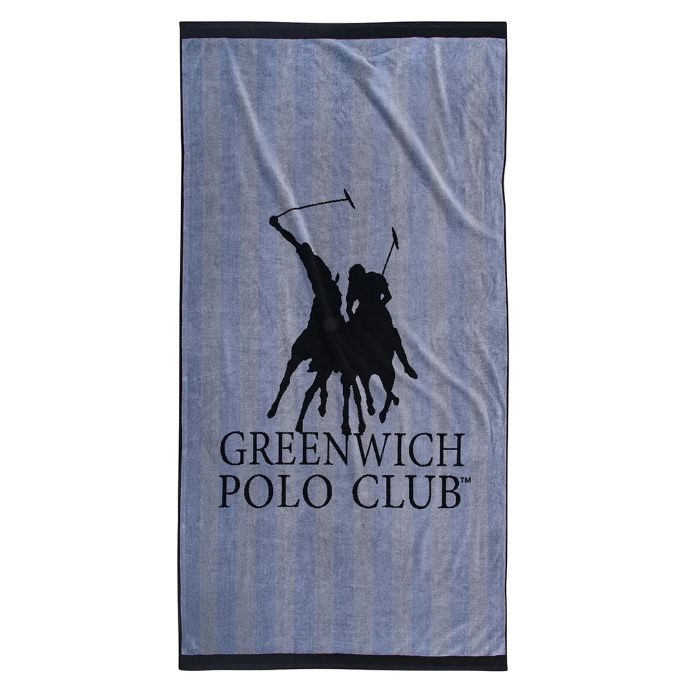 Φωτογραφία προϊόντος: Greenwich Polo Πετσέτα Θαλάσσης 90x180 3856 Γκρι