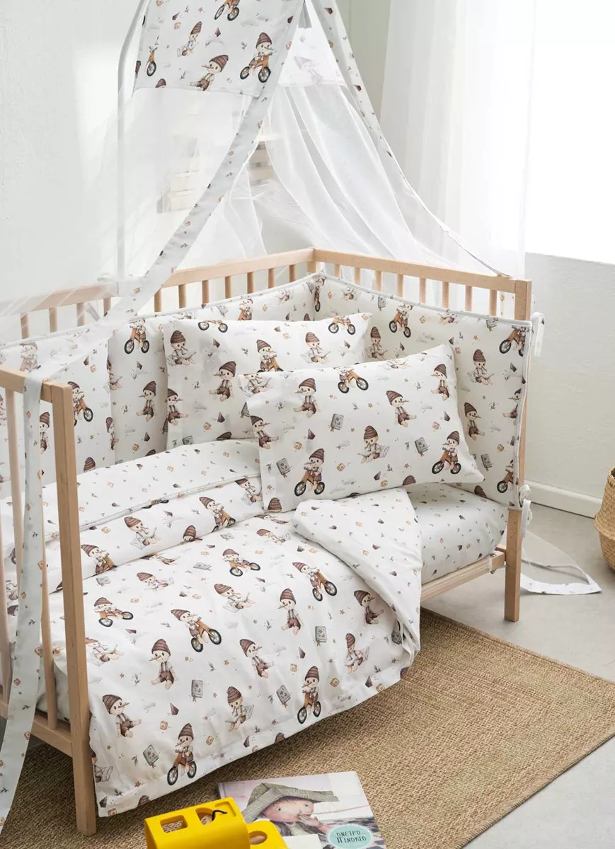 Φωτογραφία προϊόντος: Σεντόνια bebe σετ/3 Pinocchio 120x165cm Vesta Home (000012004)