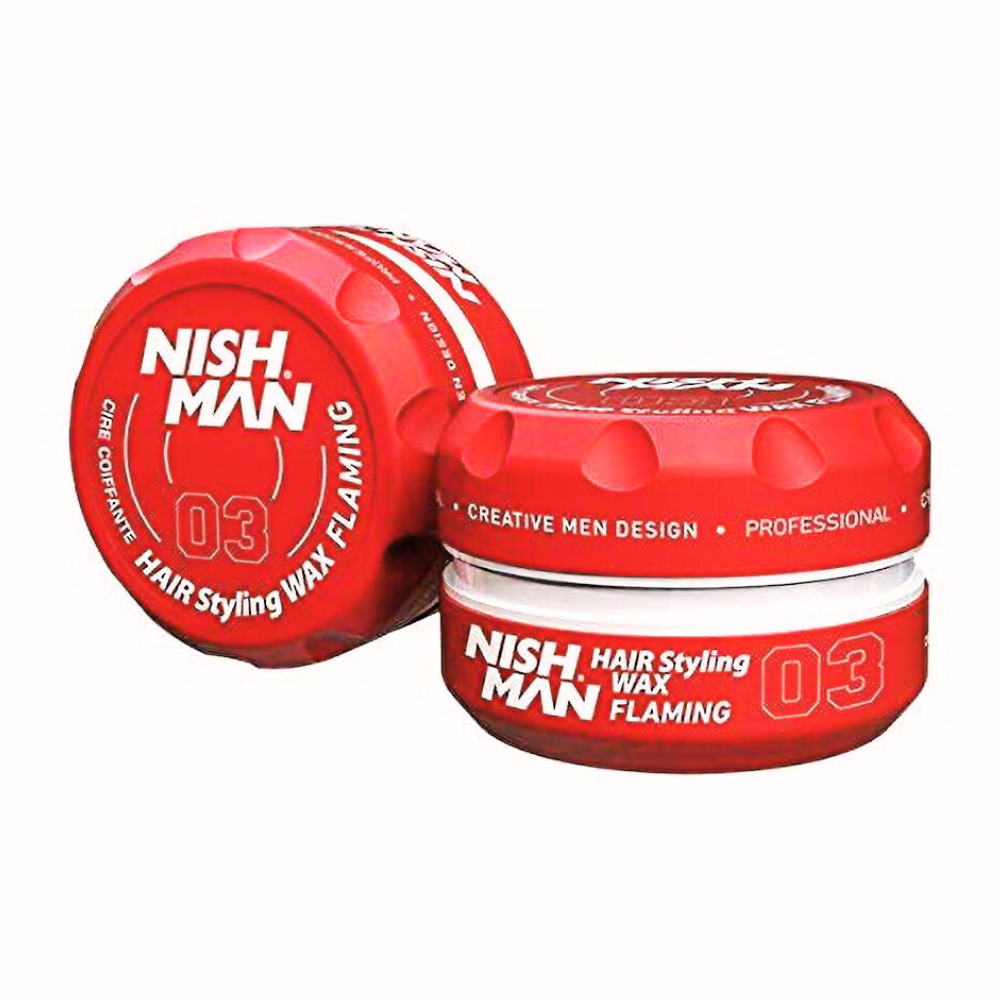 Φωτογραφία προϊόντος: Nishman Κερί Μαλλιών Nisman Hair Styling Gel Wax B3 Flaming 150ml