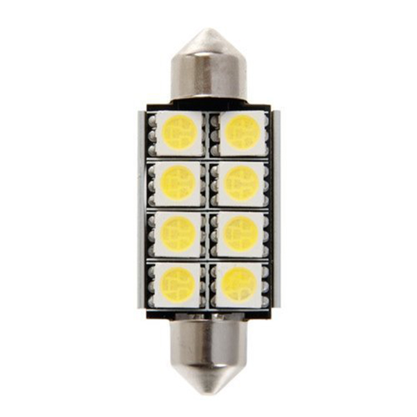 Φωτογραφία προϊόντος: Simoni Racing ΛΑΜΠΑΚΙΑ ΜΕ 8 WARNING LED 39MM ΛΕΥΚΑ (IL12/W-39)