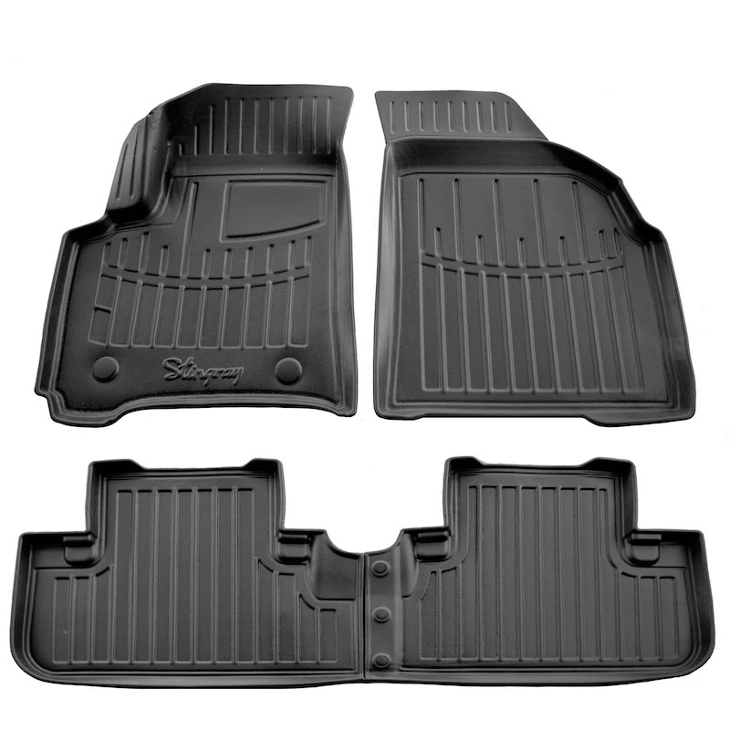 Φωτογραφία προϊόντος: Chevrolet Tacuma (U100) (2000-2008) 5 door λαστιχένια μαύρα πατάκια σκαφάκια RACE AXION - 4τμχ
