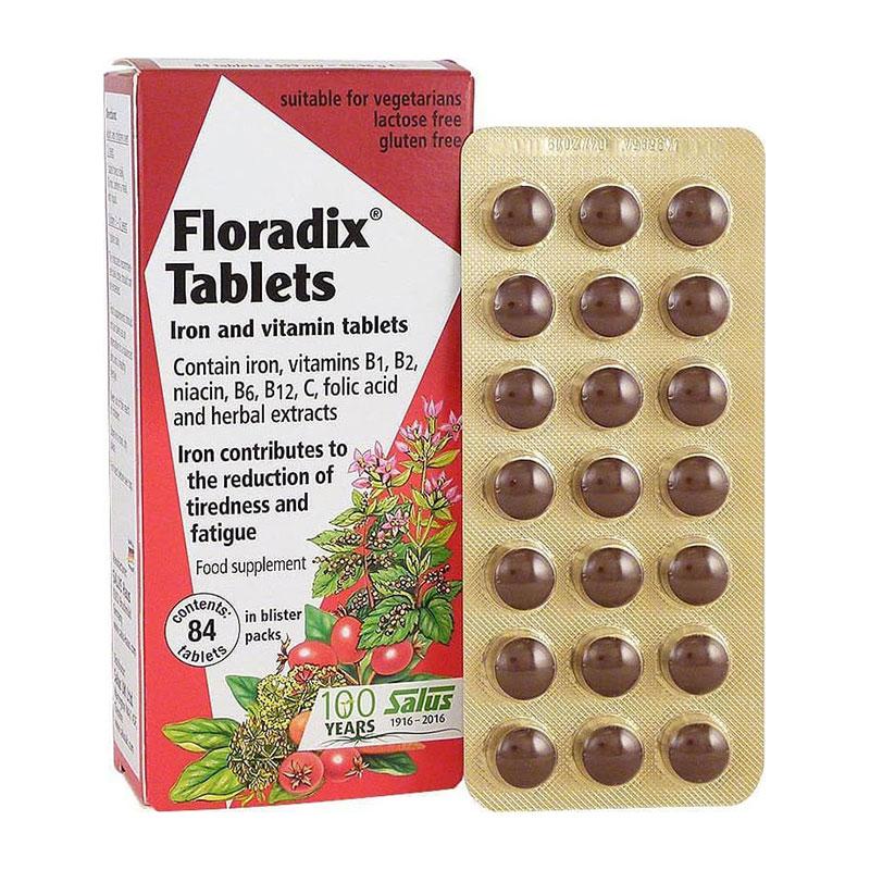 Φωτογραφία προϊόντος: Power Health Salus Floradix Tablets Συμπλήρωμα Διατροφής που Καταπολεμά την Έλλειψη Σίδηρου και Προσφέρει Φυσική Τόνωση 84tabs
