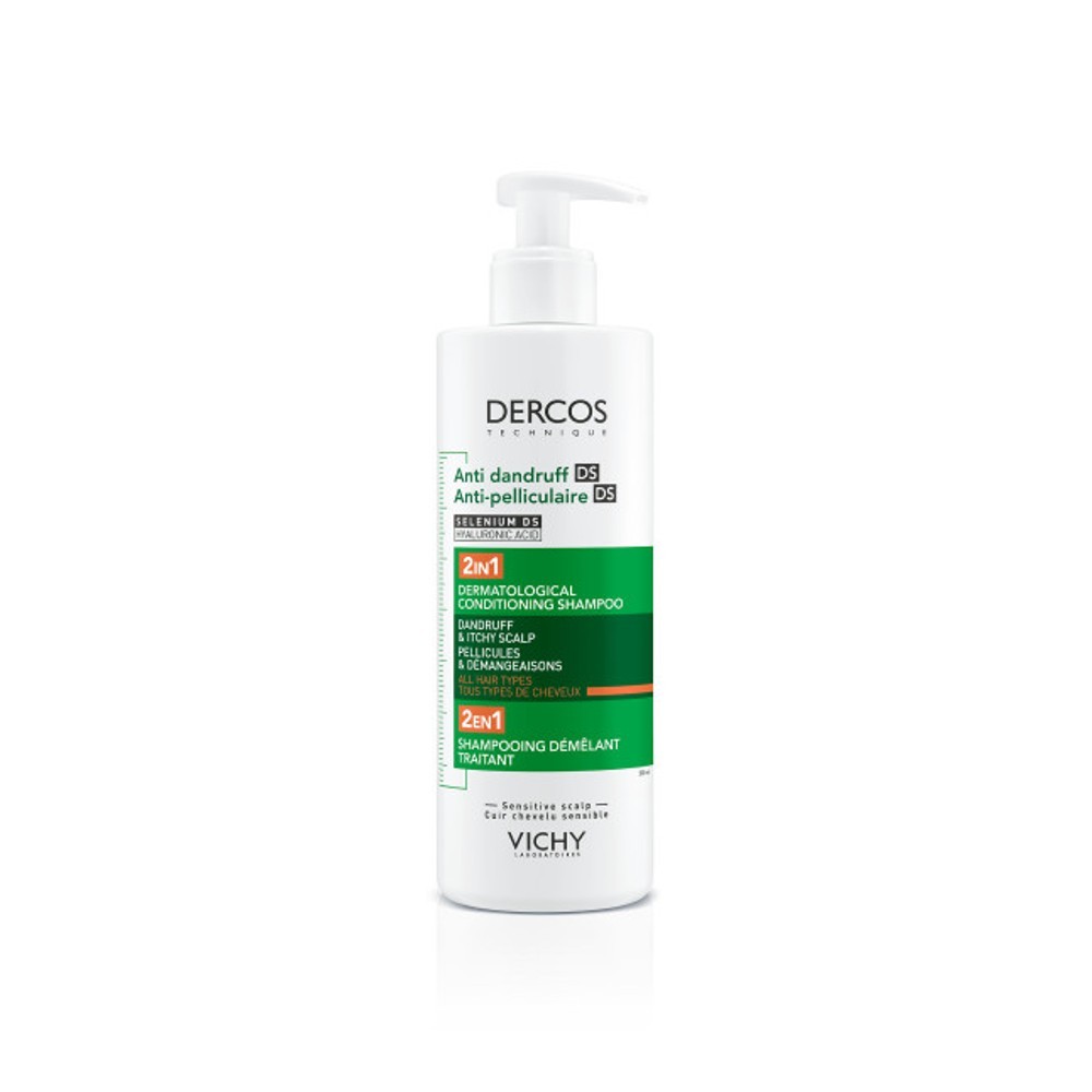 Φωτογραφία προϊόντος: Vichy Dercos Anti-Dandruff DS 2in1 - Σαμπουάν & Conditioner Κατά της Πιτυρίδας για Όλους τους Τύπους Μαλλιών 390ml