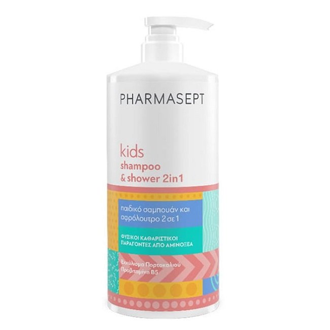 Φωτογραφία προϊόντος: Pharmasept Kids 2in1 Shampoo & Shower Παιδικό Σαμπουάν και Αφρόλουτρο 1000ml