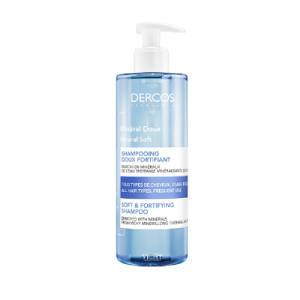 Φωτογραφία προϊόντος: Vichy Dercos Mineral Doux, Σαμπουάν με Απαλά Ιχνοστοιχεία 400ml