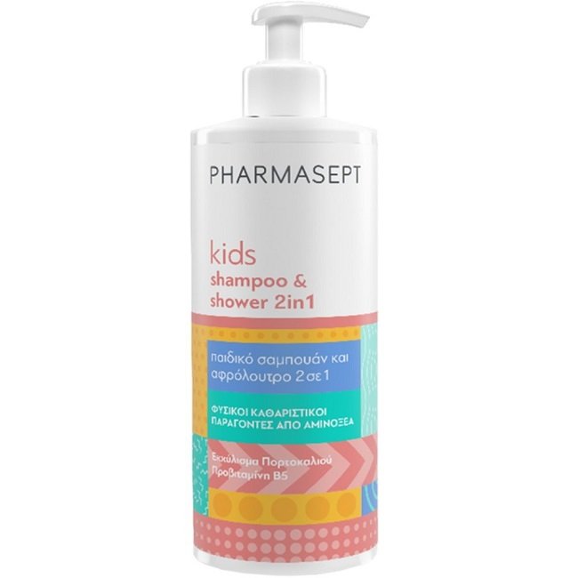 Φωτογραφία προϊόντος: Pharmasept Kids 2in1 Shampoo & Shower Παιδικό Σαμπουάν και Αφρόλουτρο 500ml