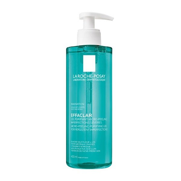 Φωτογραφία προϊόντος: La Roche Posay Effaclar Micro-Peeling Purifying Gel Wash - Αφρώδες καθαριστικό απολεπιστικό τζελ για λιπαρή και προβληματική επιδερμίδα 400 ml