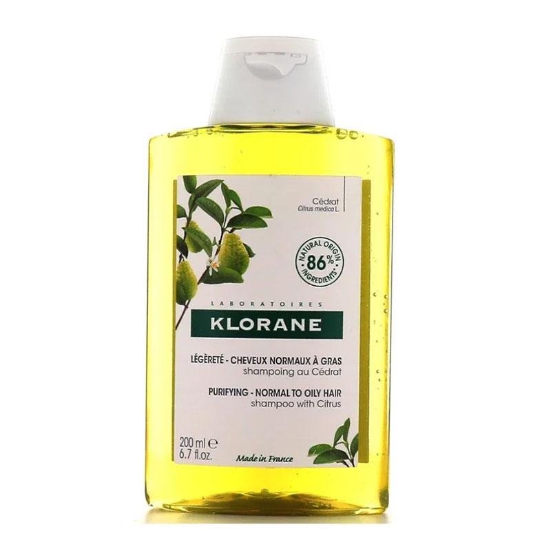 Φωτογραφία προϊόντος: Klorane Citrus Purifying Σαμπουάν Καθημερινής Χρήσης για Λιπαρά Μαλλιά 200ml
