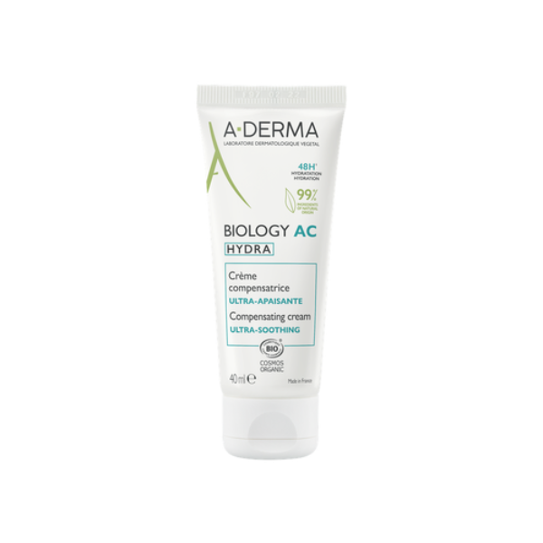 Φωτογραφία προϊόντος: Aderma A-Derma Biology AC Hydra 48ωρη Κρέμα Προσώπου για Ατέλειες & Ακμή 40ml