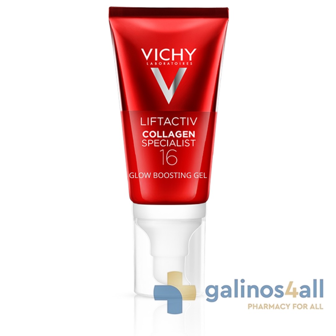 Φωτογραφία προϊόντος: Vichy Liftactiv Collagen Specialist 16 Collagel Glow Boosting Gel για Λάμψη & Ενίσχυση του Κολλαγόνου 50ml