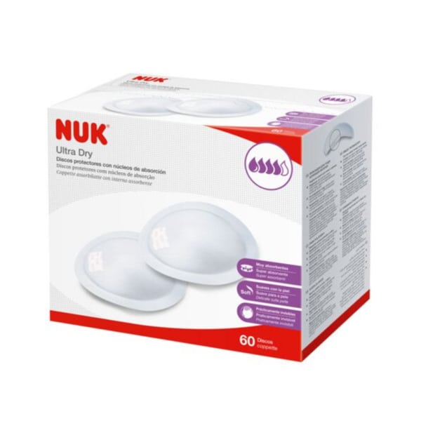 Φωτογραφία προϊόντος: Nuk Ultra Dry Επιθέματα Στήθους, 60 τεμάχια.