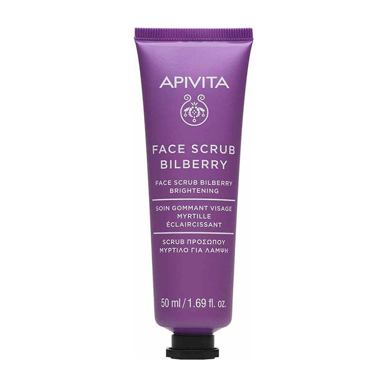 Φωτογραφία προϊόντος: Apivita Bilberry Scrub Προσώπου για Λάμψη με Μύρτιλλο 50ml