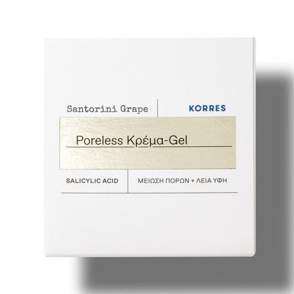Φωτογραφία προϊόντος: Korres Santorini Grape Poreless Κρέμα - Gel Ελαφριάς Υφής για Σύσφιξη Πόρων & Ενυδάτωση 40ml