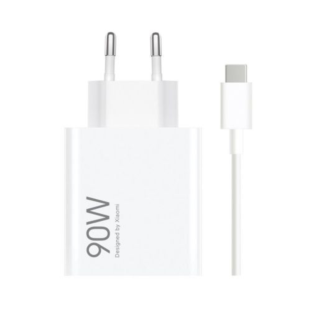 Φωτογραφία προϊόντος: Xiaomi Φορτιστής 90W GaN με Θύρα USB-A και Καλώδιο USB-C Λευκός (HyperCharge Combo)