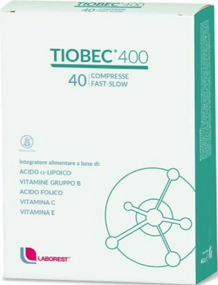 Φωτογραφία προϊόντος: Laborest Olvos Tiobec 400mg Συμπλήρωμα Διατροφής για το Οξειδωτικό Στρες και το Νευρικό Σύστημα 40 Δισκία