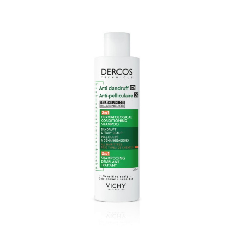 Φωτογραφία προϊόντος: Vichy Dercos Anti-Dandruff DS 2in1 - Σαμπουάν & Conditioner Κατά της Πιτυρίδας για Όλους τους Τύπους Μαλλιών 200ml