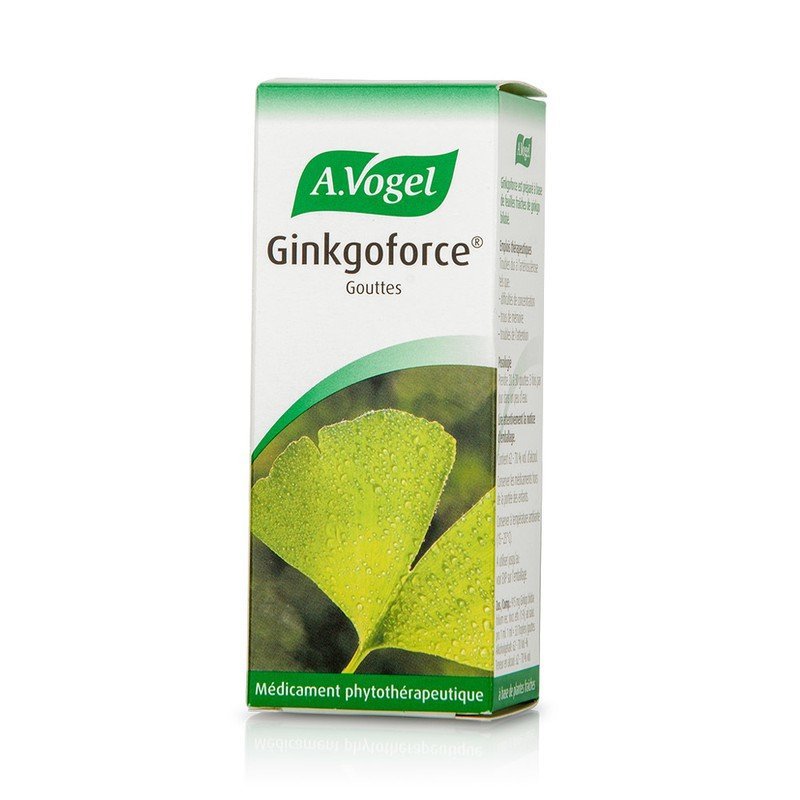 Φωτογραφία προϊόντος: A. Vogel A.Vogel Ginkgoforce (Geriaforce) Βάμμα από Φρέσκα Φύλλα Ginkgo Biloba, Βελτίωση των Γνωστικών Λειτουργιών, 50ml