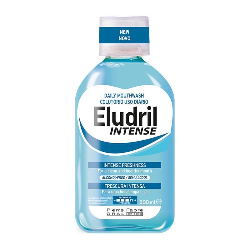 Φωτογραφία προϊόντος: ELGYDIUM Eludril Intense Freshness Alcohol-Free Daily Mouthwash Στοματικό Διάλυμα Καθημερινής Χρήσης για την Καταπολέμιση Βακτηρίων με Αίσθηση Φρεσκάδας Χωρίς Αλκοόλ 500ml